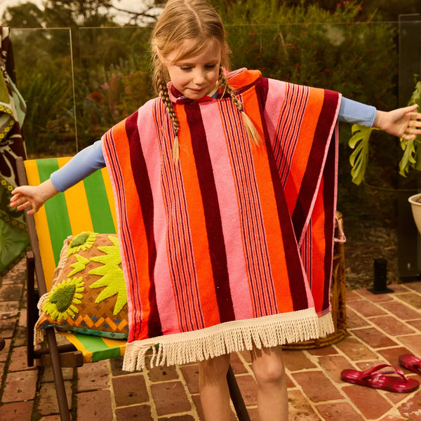 June Nudie Hooded Towel Dahlia