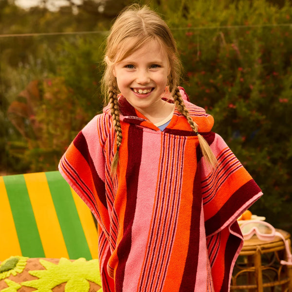 June Nudie Hooded Towel Dahlia