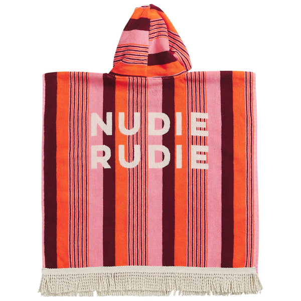 June Nudie Hooded Towel Dahlia