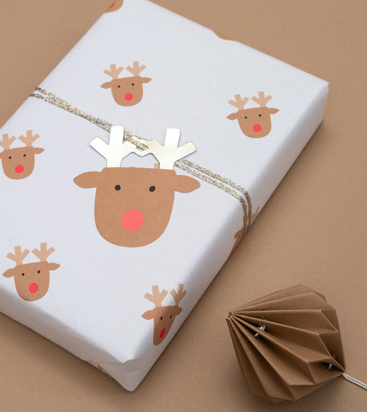 Holly Jolly Rudolph Gift Tags