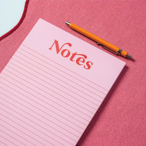 Pink & Red A5 Notepad