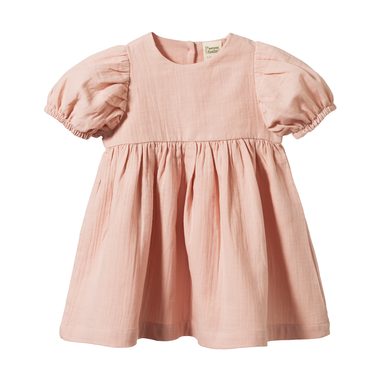 Albertine Dress Rose Dust Crinkle