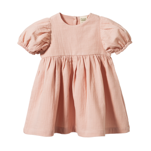 Albertine Dress Rose Dust Crinkle