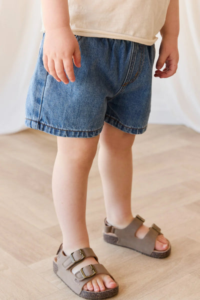 Reid Denim Short Vintage Denim
