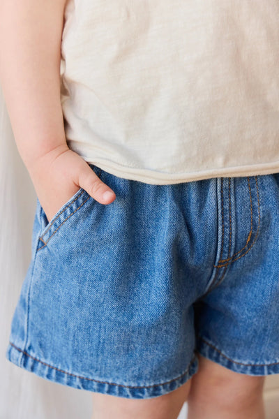 Reid Denim Short Vintage Denim
