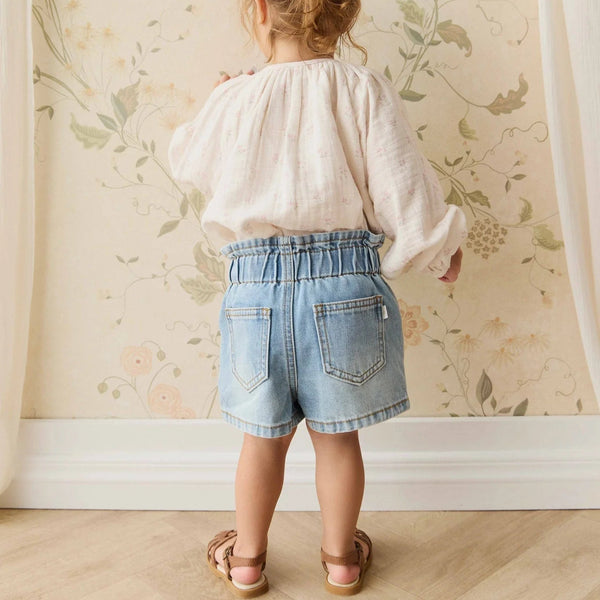 Organic Cotton Muslin Heather Blouse Pauline Pink