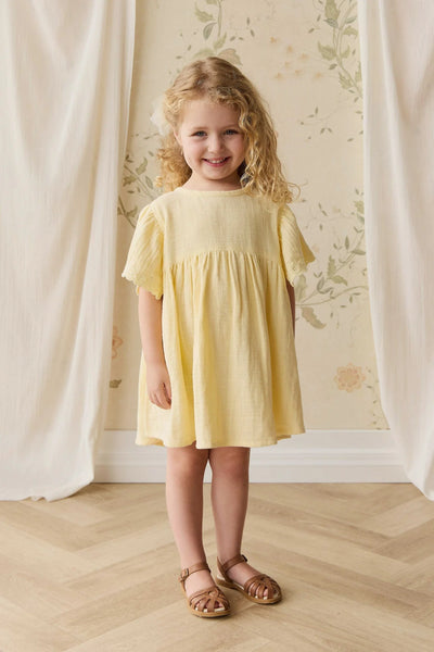 Organic Cotton Muslin Phillipa Dress Sunshine