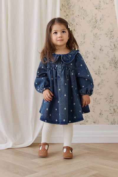 Ira Dress Josie Floral Denim