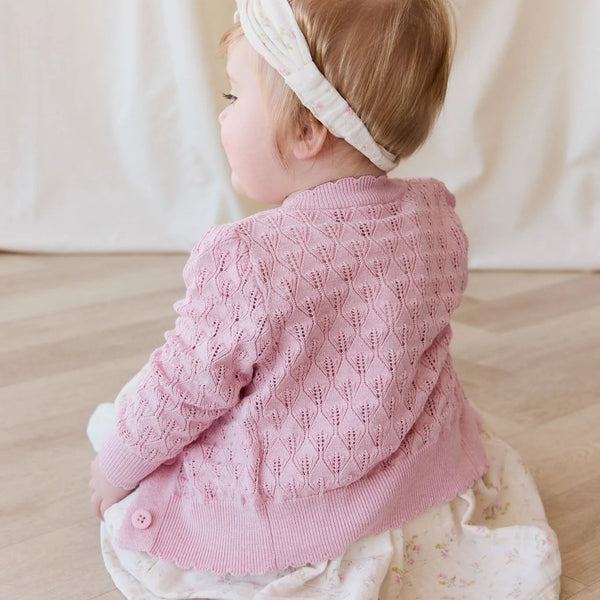 Magnolia Cardigan Sweet Pink Marle