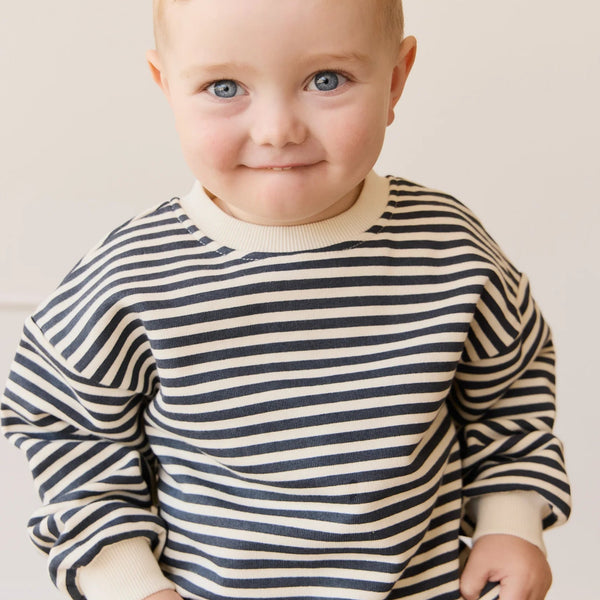 Organic Cotton Peaton Sweatshirt Charter/Cloud