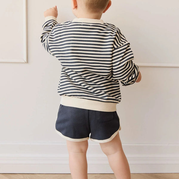 Organic Cotton Peaton Sweatshirt Charter/Cloud