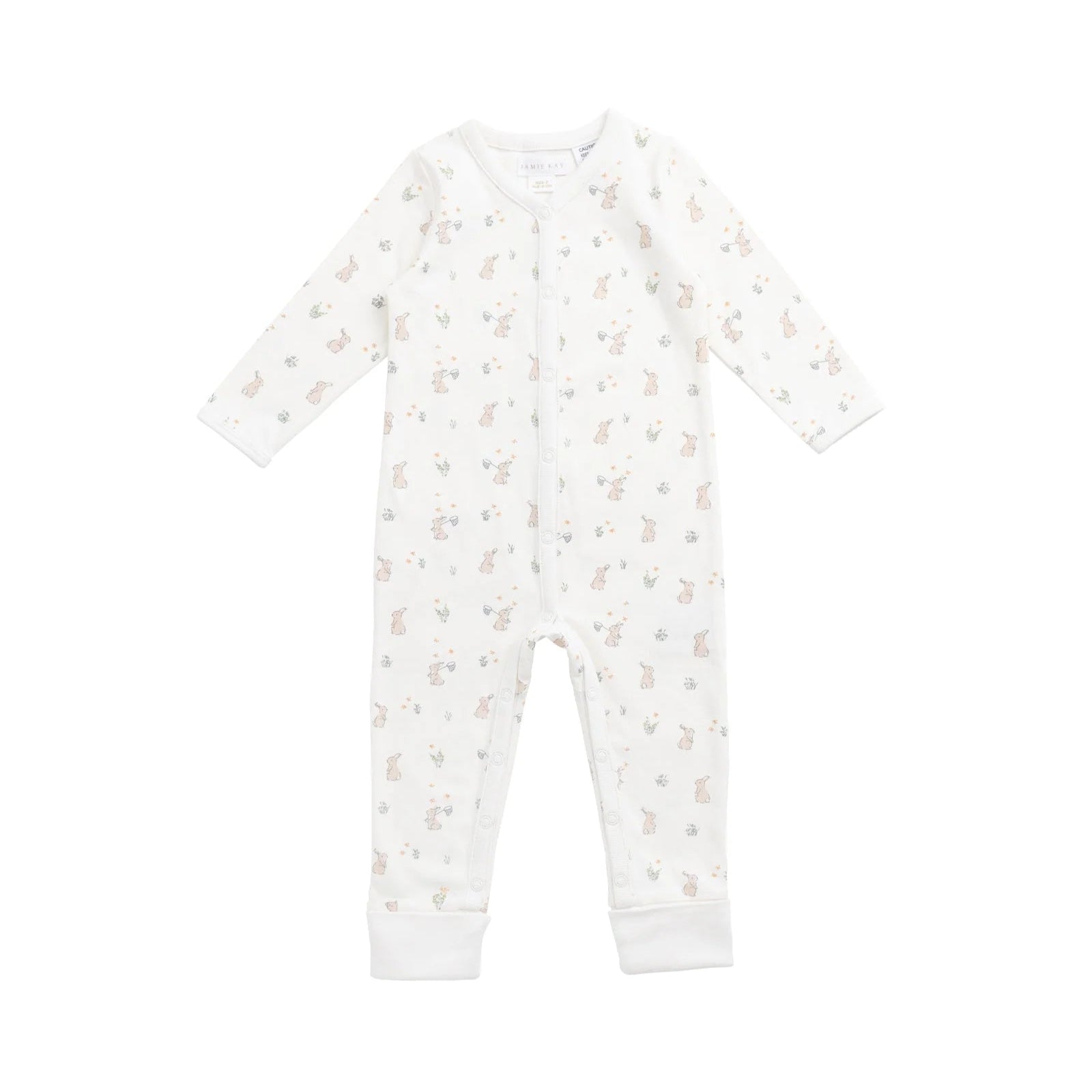 Organic Cotton Amory Onepiece Lapin Jardin Crisp