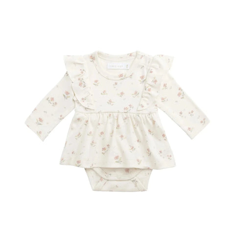 Organic Cotton Vivienne Playsuit Emilia Egret