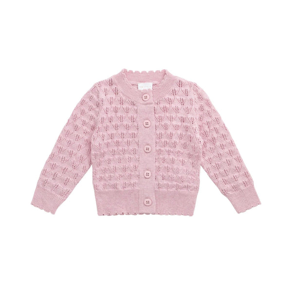 Magnolia Cardigan Sweet Pink Marle