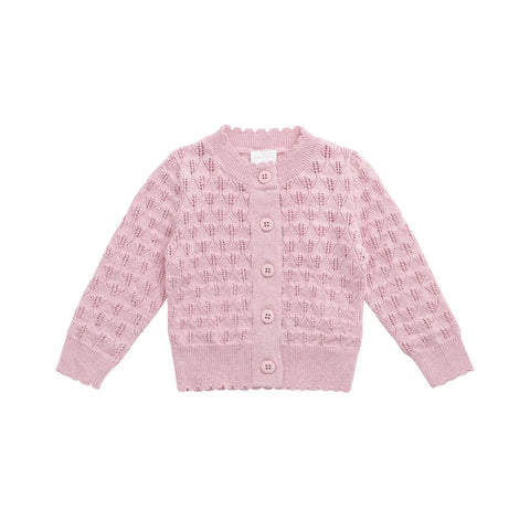 Magnolia Cardigan Sweet Pink Marle