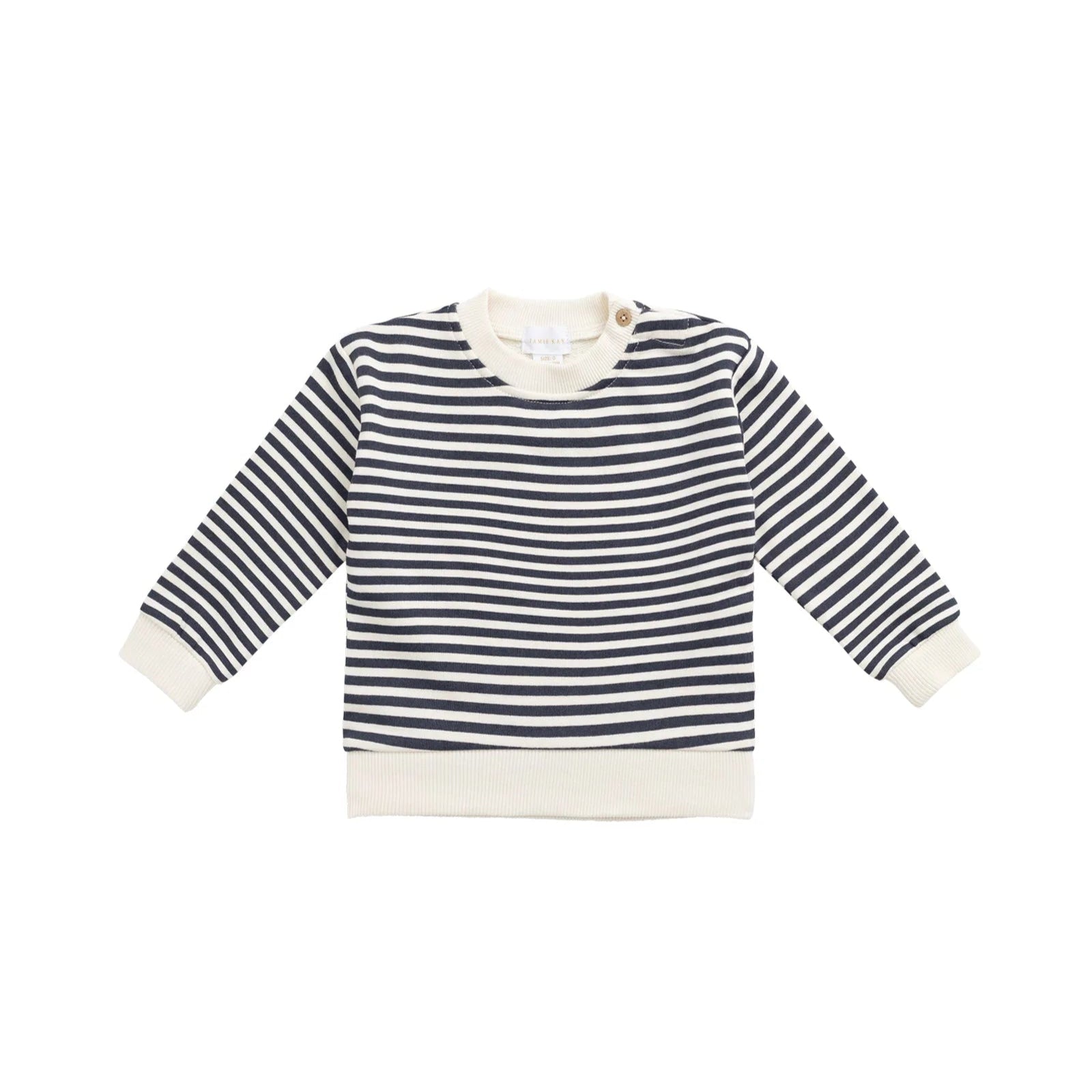 Organic Cotton Peaton Sweatshirt Charter/Cloud