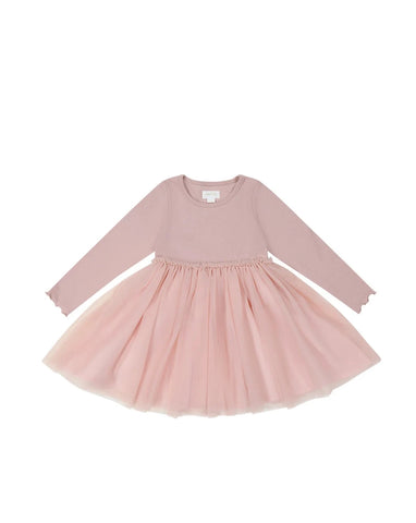 Anna Tulle Dress Shell Pink