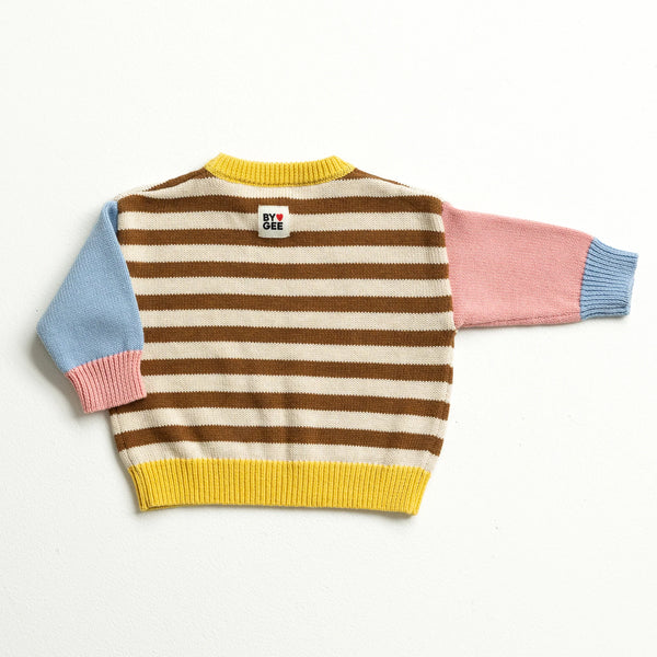 Colour Block Knitted Set -Sundae