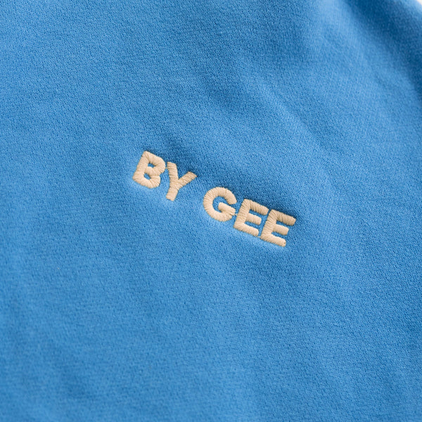 Cotton Boxy Sweatshirt Bluebird
