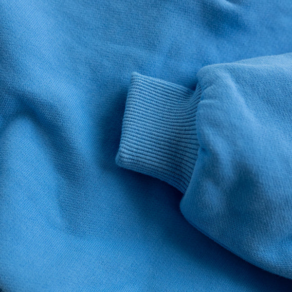 Cotton Boxy Sweatshirt Bluebird