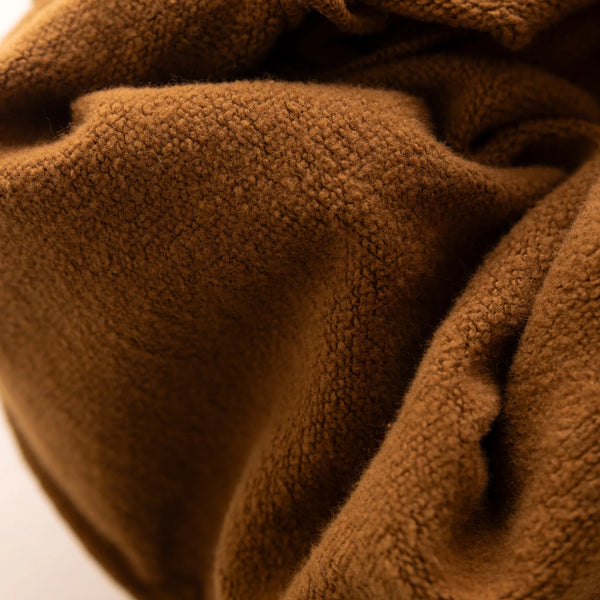 Cotton Boxy Sweatshirt Chocolate