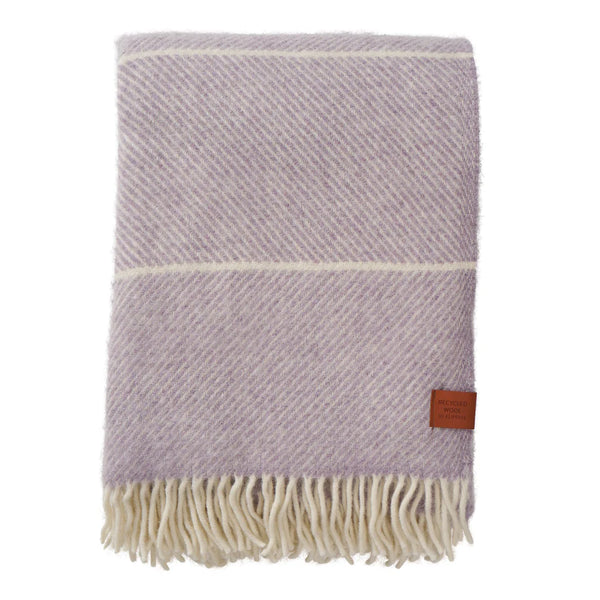 Frank Wool Blanket Salmon Purple