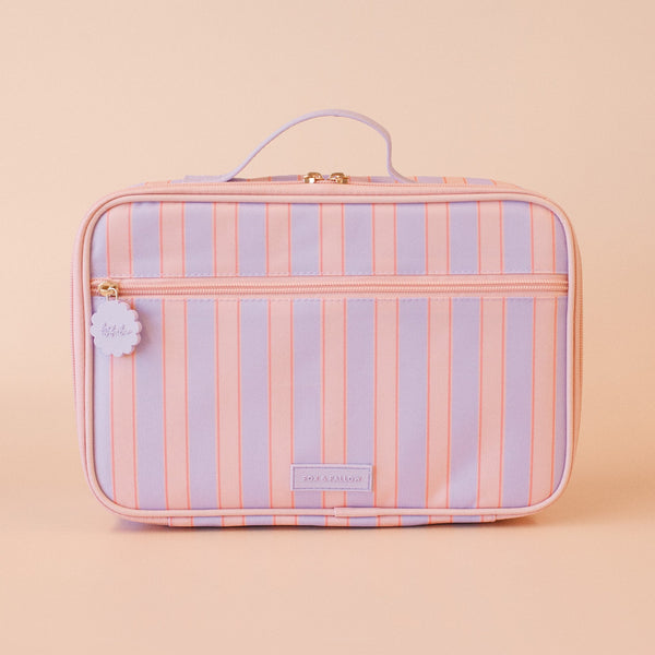 Powder Stripe Large Lunch Bag