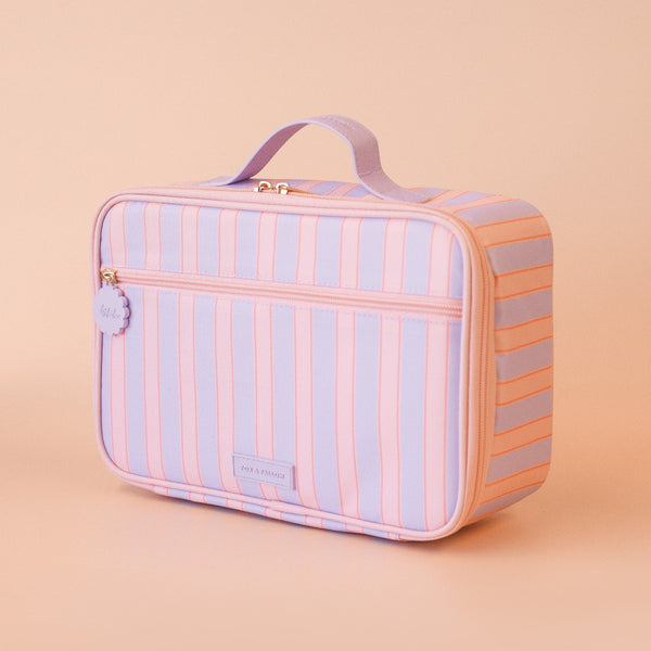 Powder Stripe Large Lunch Bag