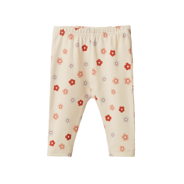 Petite Flora Stamp Leggings