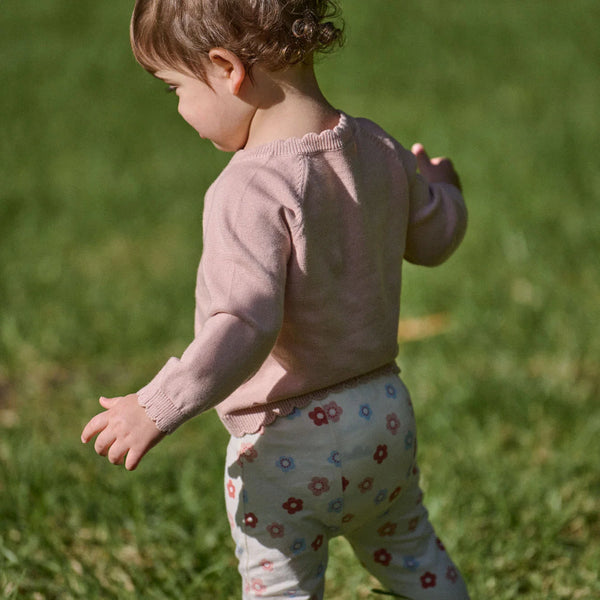 Petite Flora Stamp Leggings
