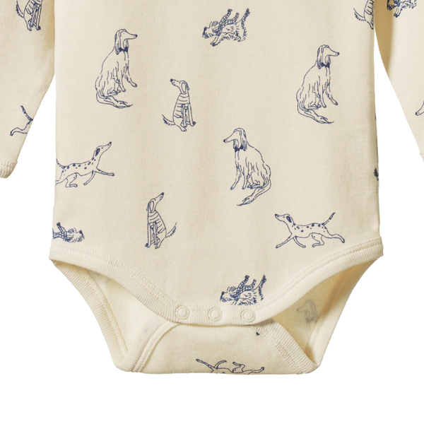 Long Sleeve Bodysuit Best Friend Print