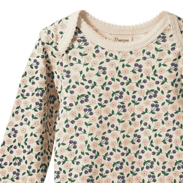 Long Sleeve Bodysuit Briarwood Print
