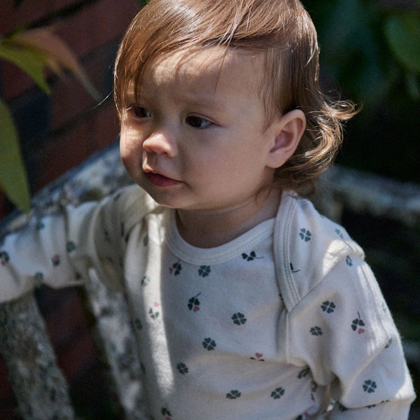 Long sleeve Bodysuit Lucky Print