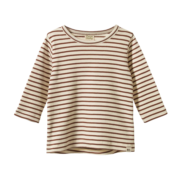 Cotton Long Sleeve River Tee Pinecone