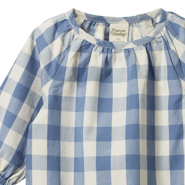 Meadow Bodysuit Gingham Bluebelle Check
