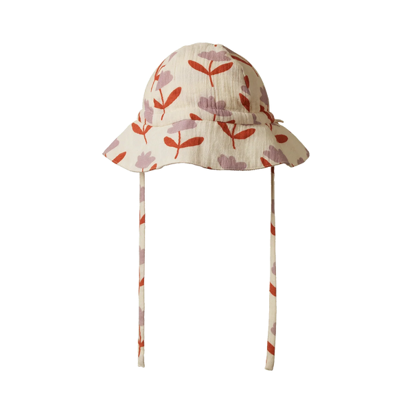 Muslin Sunhat Fleurette Print