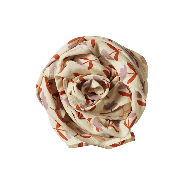 Muslin Wrap Fleurette Print