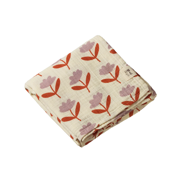 Muslin Wrap Fleurette Print