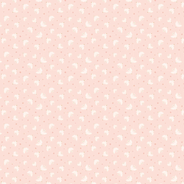 Pink Doves Organic Muslin Wrap Swaddle