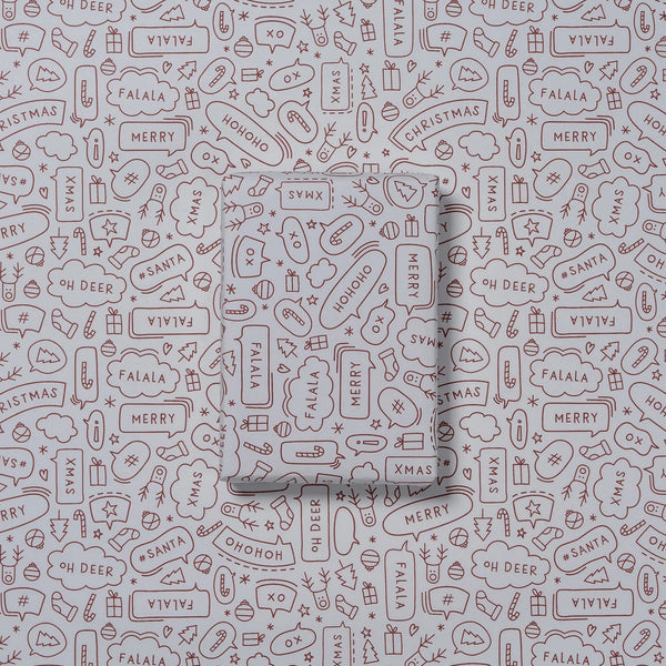 Speech Wrapping Paper Mulled Wine