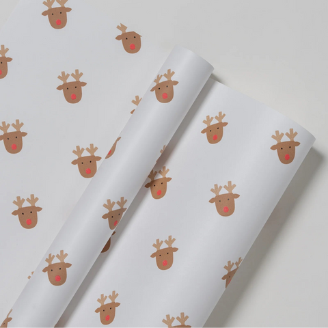 Rudolph Wrapping Paper Toffee