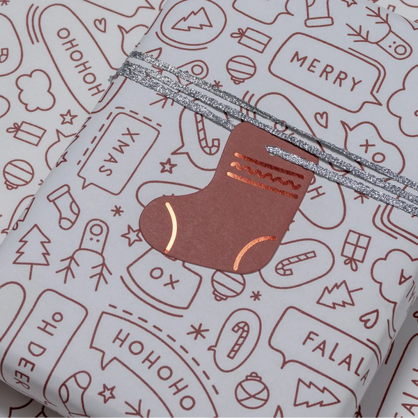 Speech Wrapping Paper Mulled Wine