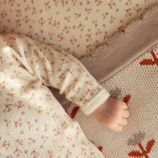 Fitted Sheet Jersey Dandelion Print