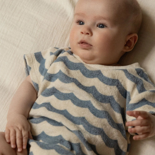 Juno Romper Terry Waves
