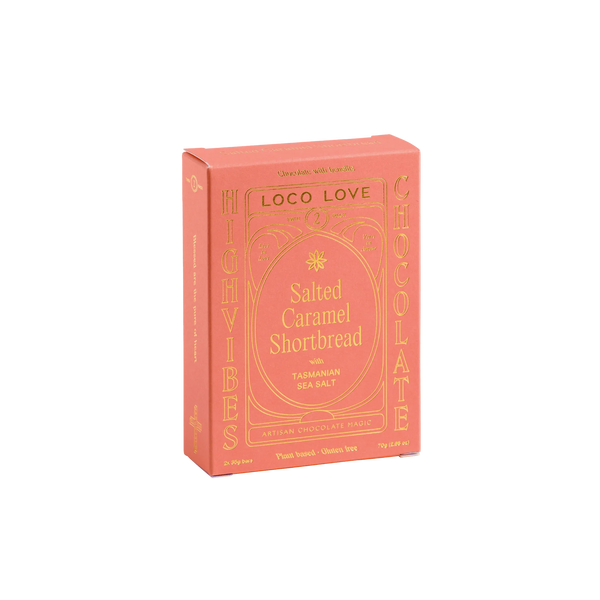 Salted Caramel Shortbread Twin Pack 70gm