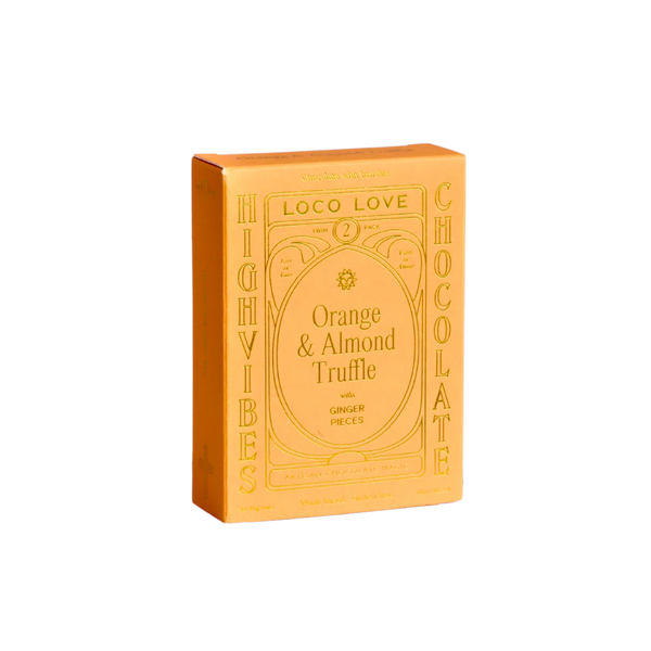 Orange & Almond Truffle Bar Twin Pack 70gm (Copy)