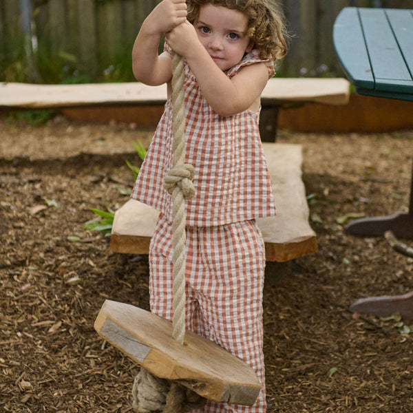 Pippin Pants Dandelion Gingham