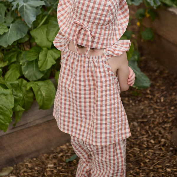 Pippin Pants Dandelion Gingham