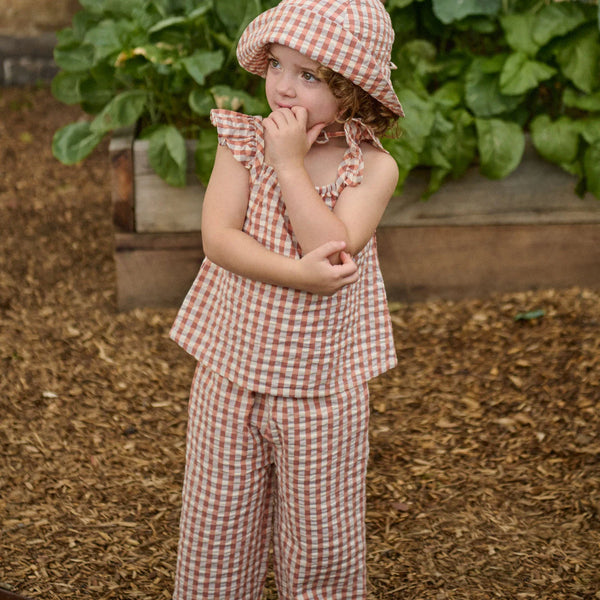 Pippin Pants Dandelion Gingham