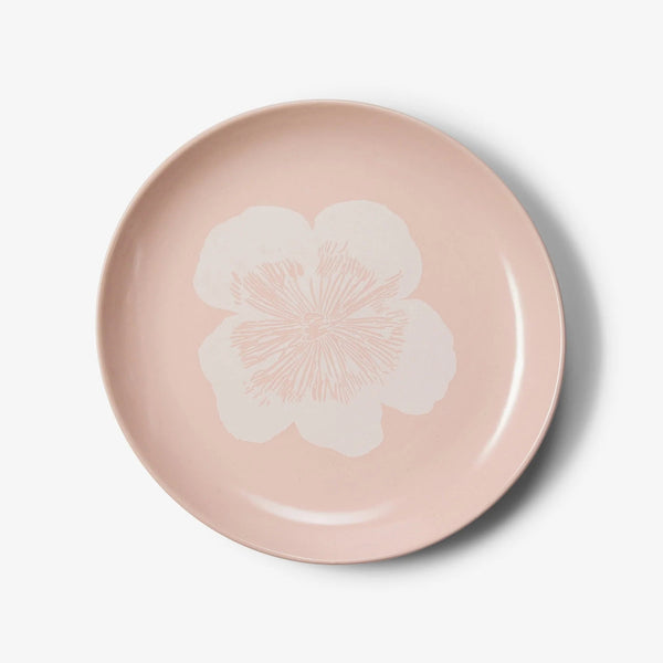 Pink Floral Dinner Plate